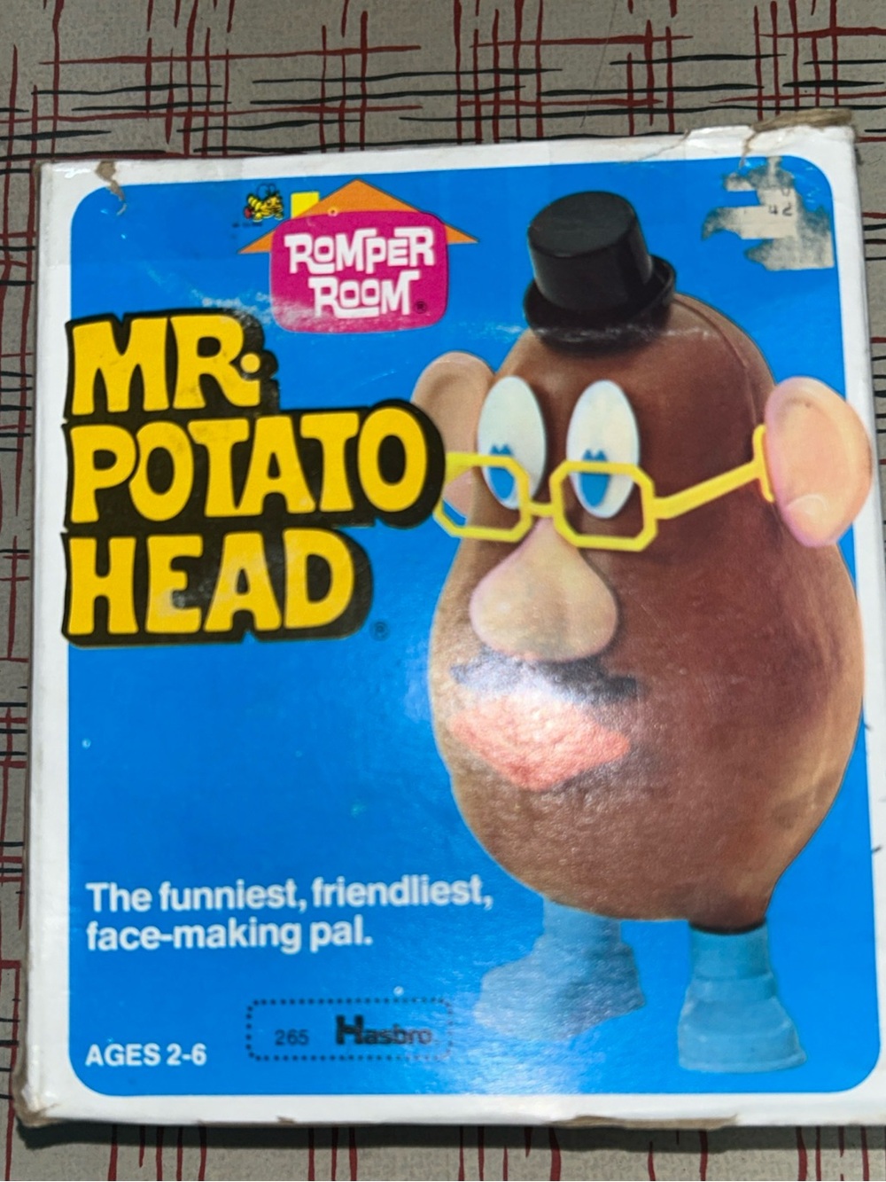 Hasbro 1976 1980 Romper Room Vintage Mr. Potato Head w/Box *Complete*
